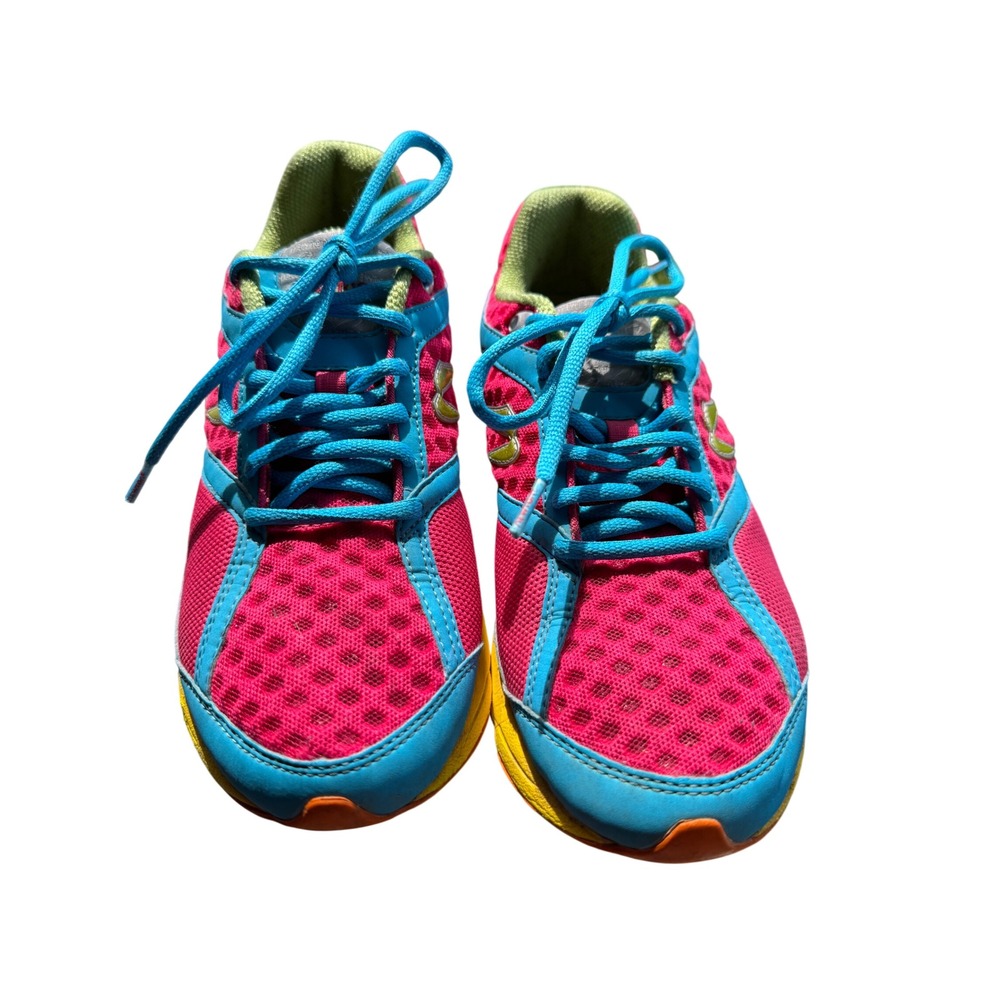 Newton Running Gravity Pink Blue Yellow Neon Performance Shoes Womens 9